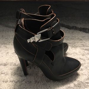 Badgley Mischka Black Ankle Booties